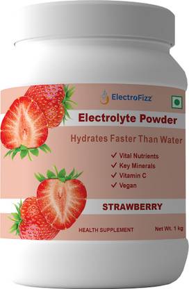 ElectroFizz Instant Energy Drink-Electrolytes,Vitamin C,Probiotics Strawberry