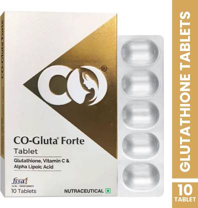 CO Luxury Glutathione Tablet Enriched with Vitamin C|Skin Whitening & Brightening