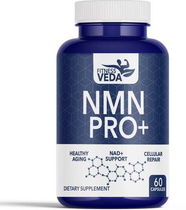 FITNESSVEDA NMN Pro + Enhanced Absorption, Helps to Slow Down Your Ageing Process