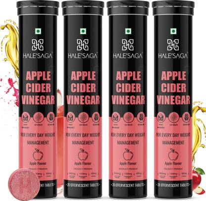 Halesaga 100% Pure Apple Cider Vinegar for Weight Loss with Mother, Premium Fat Burner Vinegar