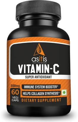 AS-IT-IS Nutrition Vitamin C 500mg - 60 capsules | Lab Tested | Zero Fillers