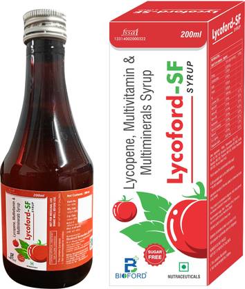 bioford Lycoford-SF Lycopene, Multivitamin & Multiminerals Syrup 200ML