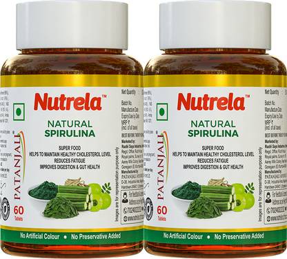 NUTRELA Natural Spirulina Tablets