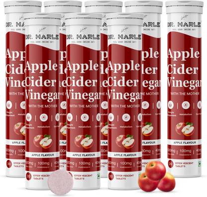 DR. HARLE Apple Cider Vinegar Weight Loss Tablet - 160 Effervescent Tablets