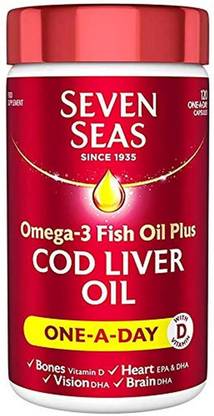 SEVEN SEAS Cod Liver Oil Plus Multivitamin 60 Capsules