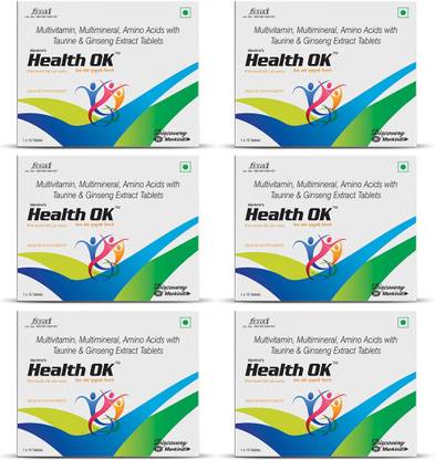 Mankind’s Health OK Multi Vitamin and Mineral Health Supplement Tablets (Pack of 6)