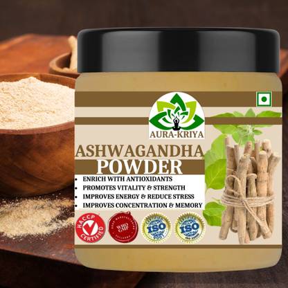 Aura Kriya Ashwagandha Powder | Withania Somnifera | Ashwagandha Root Powder