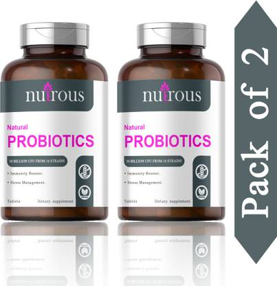 Nutrous Probiotic Supplement 30 Billion Cfu Tablets (K215)