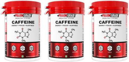 PharmGrade Healthy Living Caffeine, 60 Tabs | Pack of 3