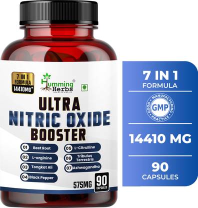 Humming Herbs ULTRA NITRIC BOOSTER for Energy, Performance & Stamina with Beet Root