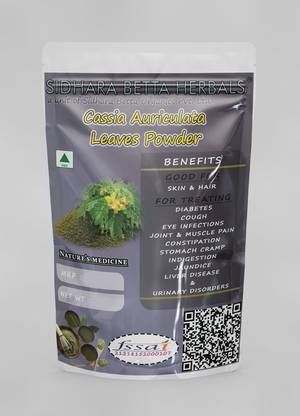 SIDHARA BETTA HERBALS Cassia Auriculata Leaves Powder | Thangadi Leaves Powder