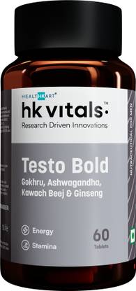 HEALTHKART HK Vitals Testo Bold, Testosterone Booster for Men