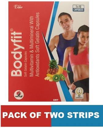 Drt ANTEX ELDER BODYFIT FITNESS MULTIVITAMIN SUPPLEMENT CAPSULE (2*10CAPS)