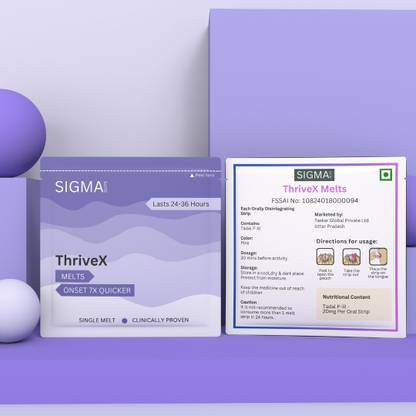 SIGMA GUYS ThriveX Melts Helps Increase Performance & Strength | For Men