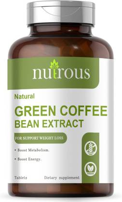 Nutrous Green Coffee Bean Extract Weight Loss Tablets (H156)