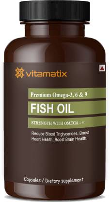Vitamatix Fish Oil Omega 3 (Triple Strength) With 1000Mg Omega 369 (K136)
