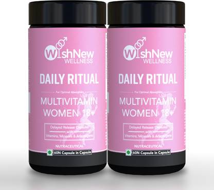 WISHNEW WELLNESS DAILY RITUAL Multivitamin for Women 18+ | Specialized Blends for Optimal Health
