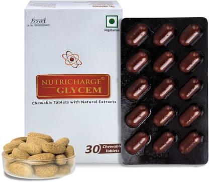 Nutricharge Glycem Chewable Tablets