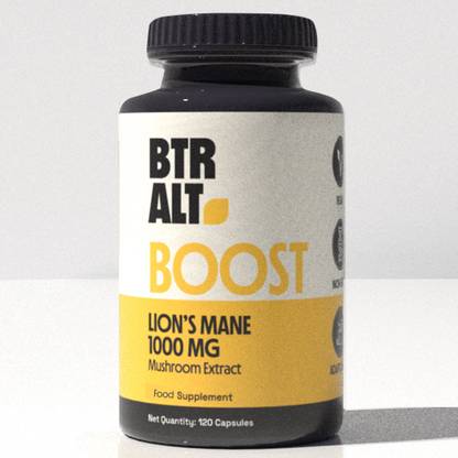Better Alt Lions Mane Capsule| Vegan Mushroom Supplement for Brain Health