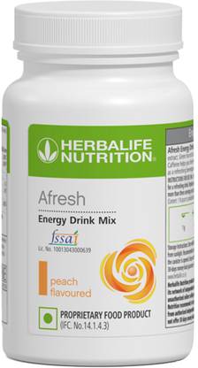 HERBALIFE Afresh Energy Drink Mix Peach 50 g Energy Bars