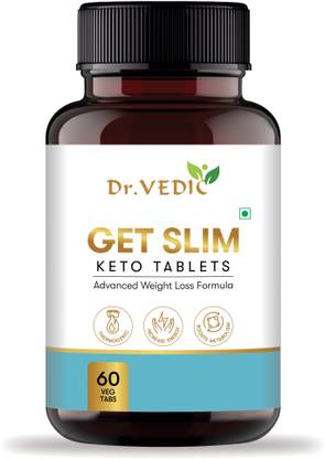 Dr.Vedic Keto Fat Burner Tablets | Supports Keto Diet & Weight Management