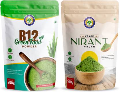 B12 Green Food NIRANT CHURNA COMBO | Plant Based Vitamin B12 Supplement