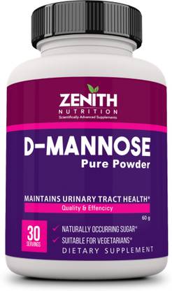 Zenith Nutrition Nutrition D-Mannose powder 60 gms Lab tested