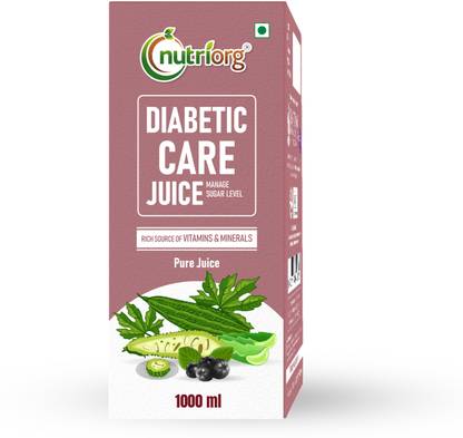 Nutriorg Sugar Care Juice | Control Blood Glucose Level | For Diabetic Patients