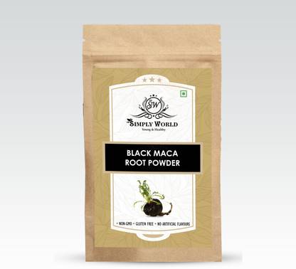 THE SIMPLY WORLD Black Maca Root Powder