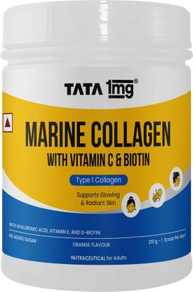 TATA 1mg Marine Collagen|With Collagen Peptide for Hydration & Strength for Skin