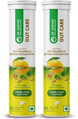 DR. VAIDYA'S Dr. Vaidya’s Gut Care Effervescent Tablets