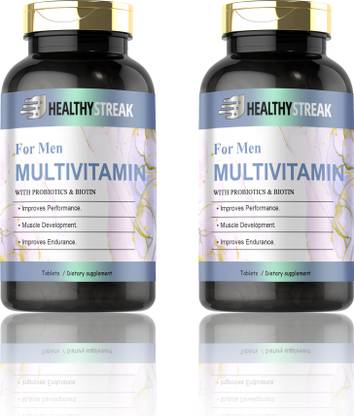 Healthy Streak Multivitamin For Men, Multivitamin Women Tablets (G245)