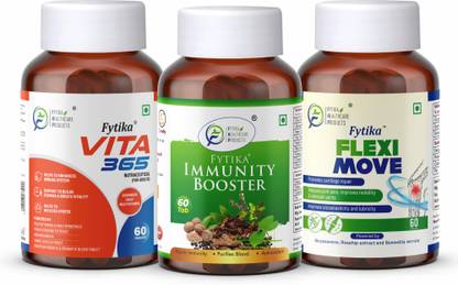 FYTIKA Vita 365-60 Tabs + Immunity Booster-60 Tabs + Flexi Move-60 Tabs