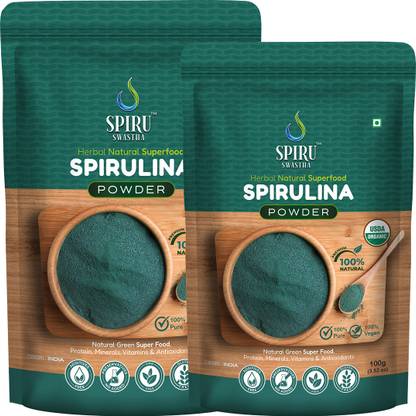 spiru swastha Spirulina Powder (200gm) (pack of 2)
