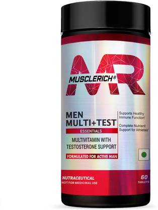 MUSCLERICH Men Multi+Test (Multivitamin with Testosterone Support)
