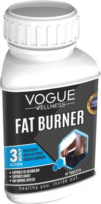 Vogue Wellness Fat Burner Tablets Fat Loss Supplement Reduce belly fat Pack Of 1