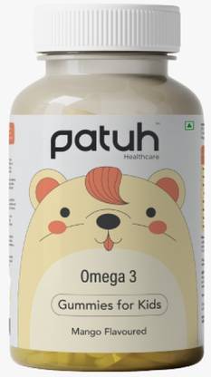 PatuhHealthCare Omega 3 Gummies For Kids Immunity, Healthy Heart And Brain Health