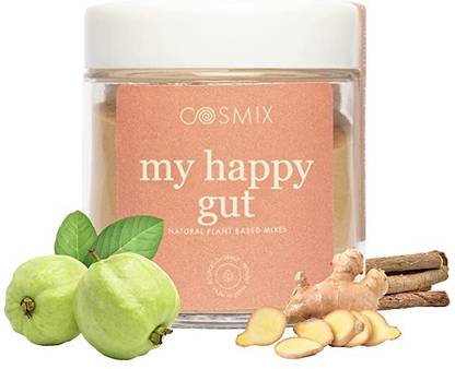 COSMIX My Happy Gut | For Digestion & Gut Health|Triphala & Mulethi Superfood|Vegan|Jar