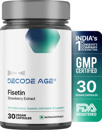 Decode Age 99% Pure Best Fisetin Supplement, Senolytic Activator 100 mg