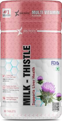 BIG ROCK NUTRITION Milk Thistle Liver Detox and Health Support