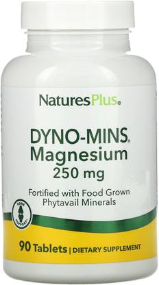 NaturesPlus Dyno-Mins, Magnesium, 250 mg, 90 Tablets