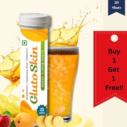 Gluto Glow Skin - Vitamin C Effervescent - Immunity & Skin Protection
