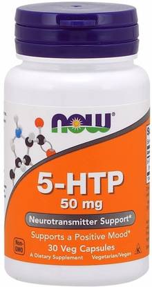 Now Foods 5-HTP, 50 mg, 30 Caps
