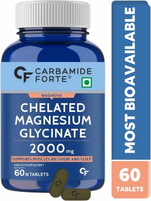 CARBAMIDE FORTE Chelated Magnesium Glycinate 2408mg Per Serving | Magnesium Supplement