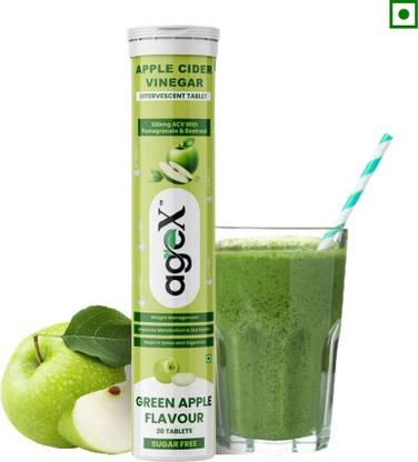 Age x Apple Cider Vinegar Effervescent Tablets, 500mg