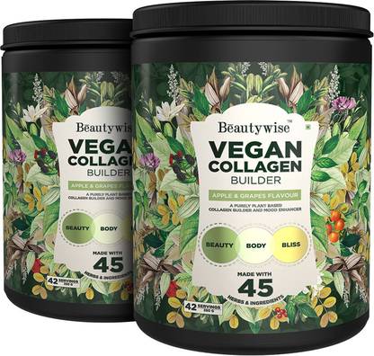 Beautywise Collagen Builder Plant Based With 45 Active Ingredients- 500 Grams