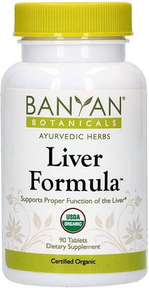 Banyan Botanicals Liver Formula - Certified Organic,