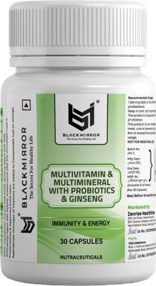 Black mirror Multivitamin Multimineral Ginseng Probiotics Capsules for immunity Energy Health