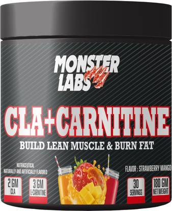 monster labs MONSTER CLA + CARNITINE WILD STRAWBERRY MANGO