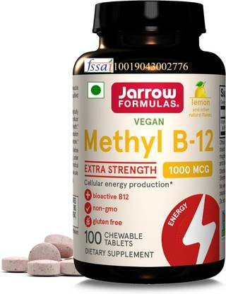 Jarrow Formulas methyl B12 1000mcg lemon flavour 100 lozenges
